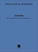 Pierre-Onfroy de Breville: Sonatine Pour Hautbois Ou Flute Ou Violon Et Piano
