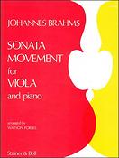 Johannes Brahms: Sonatensatz (1853)