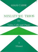 Adam Carse: Miniature Trios 1 Minuet