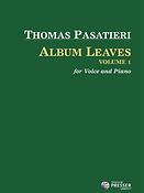 Thomas Pasatieri: Album Leaves, Volume 1 (Vocal and Piano)