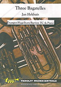 Jan Hekhuis: 3 Bagatellen/3 Bagatelles, Trumpet/Flugelhorn/Baritone/Euphonium T.C. & Piano