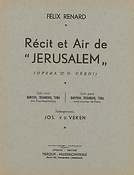 Giuseooe Verdi/Felix Renard: Récit et Air de Jerusalem, Trombone/Baritone/Tuba/Euphonium & Piano