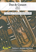 Louis Canivez: Duo De Concert Opus 8, 1st Part: trompet / 2nd Part: horn F/Eb of bariton/trombone Bb/C en piano