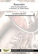 Francois-Adrien Boieldieu: Souvenir De L'Opera (La Dame Blanche), Saxophone Quartet