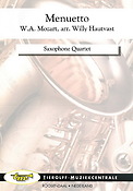 Wolfgang Amadeus Mozart: Menuetto, Saxophone Quartet