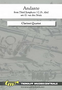 Carl Friedrich Abel: Andate (from 3rd. Symphonie Eb), Clarinet Quartet