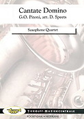 Giuseppe Ottovio Pitoni: Cantate Domino, Saxophone Quartet