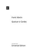 Frank Martin: Quartett