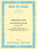 Fernando Sor: 4 leichte Stücke fur Gitarre aus Op. 35