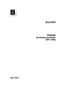Arvo Part: Fratres (Viool, Piano)