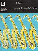 Bach: Sonata BWV 1020 G minor (Saxophone/Piano)