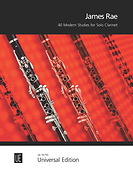 James Rae: 40 Modern Studies for Solo Clarinet