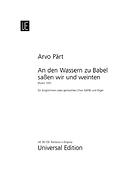 Arvo Part: An den Wassern zu Babel Sassen Wir Und Weinten (Orgel)