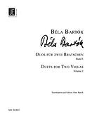 Bela Bartok: Duets for 2 Violas - Volume 1