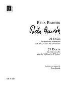 Bela Bartok: 21 Duets (Altviool, Cello)