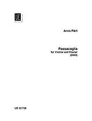 Arvo Part: Passacaglia (Viool, Piano)