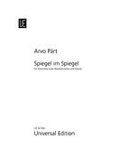 Arvo Part: Spiegel Im Spiegel (Hoorn, Piano)
