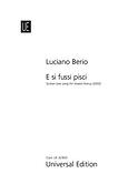 Luciano Berio: E si fussi pisci