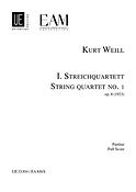 Kurt Weill: Streichquartett Nr. 1