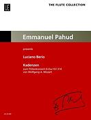 Luciano Berio: Kadenzen Zum Flötenkonzert D-Dur KV 314 von W.A. Mozart