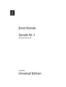 Ernst Krenek: Sonate Nr. 2 fur Violine Solo Opus 115