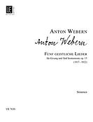 Anton Webern: 5 geistliche Lieder