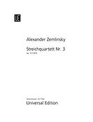 Alexander Zemlinsky: Streichquartett Nr. 3