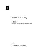 Arnold Schönberg: Sonate nach dem Bläserquintett op. 26