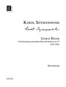 Karol Szymanowski: Stabat Mater op. 53 (Vocal Score)