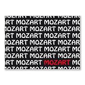 Ansichtkaart Mozart text (10 pcs)