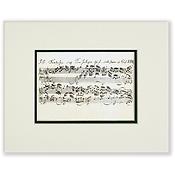 Passepartout Bach-Notes(20 x 25 cm)