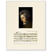 Passepartout Mozart - Portrait(24 x 30 cm)
