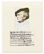 Passepartout Wagner- Portrait(24 x 29,7 cm)