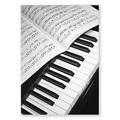 Ansichtkaart Piano/music (10 pcs)
