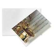 Ansichtkaart Saxophone A6(envelope)