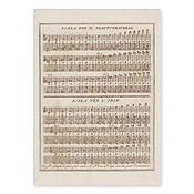 Ansichtkaart Scala Flautotraverso (10 pcs)(A6)