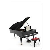 Ansichtkaart Piano (10 pcs)
