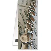 Bookmark Flute/Sheet music magnetic(4,5 x 10, 5 cm)