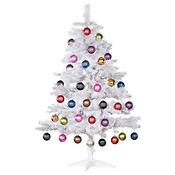 Ansichtkaart Christmas tree white(A6)