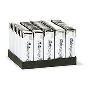 Display Lighters Line of notes white (50 pcs.)(50 pieces, white, 8 cm)