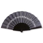 Fan Line of notes black(Black, Fabric and Plastic)