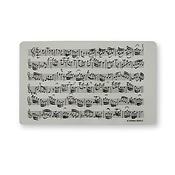 Cutting board Sheet music white(23,3 x 14,3 cm, melamine)