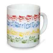 Mug Sheet music coloured