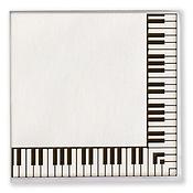 Paper napkins Keyboard 33x33cm(20 pieces, 33 x 33 cm)
