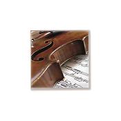 Paper napkins Violin/Sheet music 25x25cm(20 pieces, 25 x 25 cm)