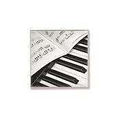 Paper napkins Piano/Sheet music 25x25cm(20 pieces, 25 x 25 cm)