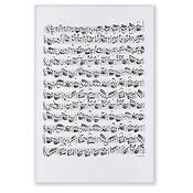 Tea towel Sheet music