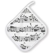 Potholder Sheet music(white)