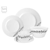 Dinner set Line of notes 5-part(small plate, big plate, cup, saucer, bowl)