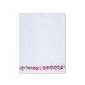 Towel Line of notes red